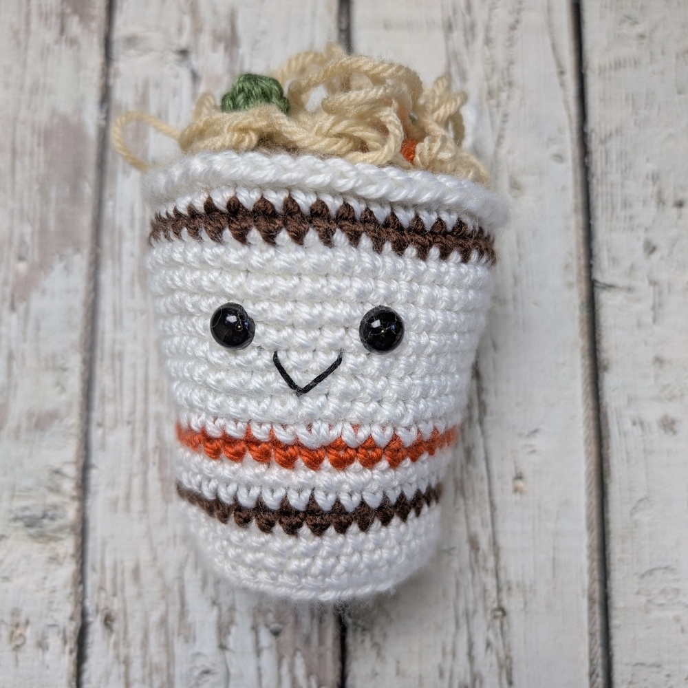 Crocheted Ramen Cup